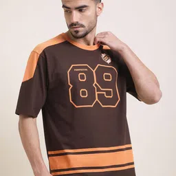 Difference of Opinion Typography Printed Oversized Cotton T-shirt-image-77