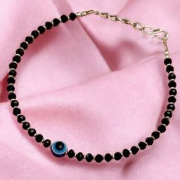 OOMPH Artificial Stones and Beads Anklet-57