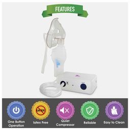 MCP NE803 Compact USB Powered Nebulizer with All Masks - White image 3