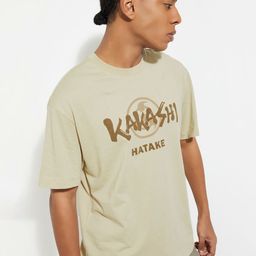 max Men Floral Printed V-Neck Applique T-shirt-picture-40