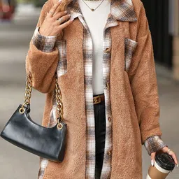 StyleCast x Revolte Women Notched Lapel Single-Breasted Overcoat-image-98
