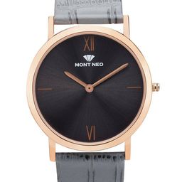 MONT NEO Men Dial & Leather Straps Watch 8011B-L3315-image-27