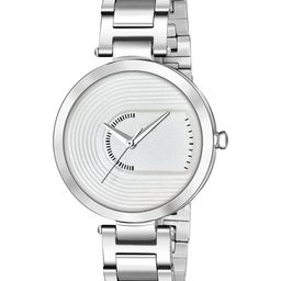 VIRAKTI Women Stainless Steel Straps Round Reset Time Analogue Watch F-44-WHITE-31-image-92