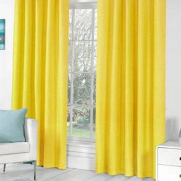 BELLA TRUE Yellow 2 Pieces Door Curtains-image-85