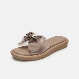 Marc Loire Women Embellished Open Toe Flats-image-46