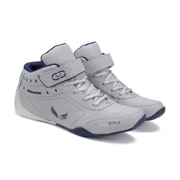 BERSACHE Men Colourblocked Leather Sneakers-image-46