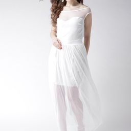 Moda Rapido Women Boat Neck Maxi Dress-image-48