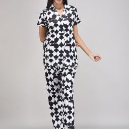 Noty Women Abstract Printed Night suit-image-42