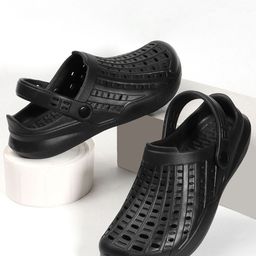 HRX by Hrithik Roshan Men Self Design Backstrap Rubber Clogs-picture-24