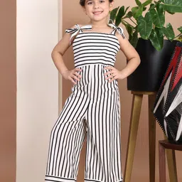 Baawri Girls Printed Square Neck Basic Jumpsuit-image-77
