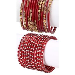 SOMIL Women Red Alloy Bangle-picture-27