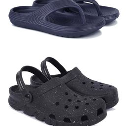 PENNEN Set Of 2 Self-Designed Clogs & Thong Flip-Flops-image-77