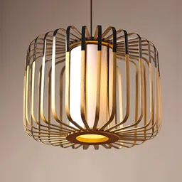 HABERE INDIA Black Textured Ceiling Lamp-image-44