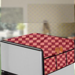 The Furnishing Tree Red Plastic Refrigerator Cover-image-40