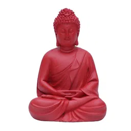 Ashnam Red Buddha Figurine Showpiece-picture-7