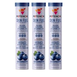 POTENCIA Set Of 3 Skin Fuel Effervescent Tablet With Collagen & Glutathione - 15 Tab Each-8