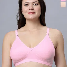 Eden Women Solid All Day Comfort Full Coverage Bra Pack Of 2-picture-43