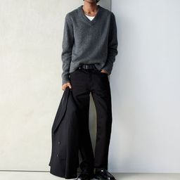 H&M V-Neck Jumper-image-75