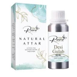 THE RUPAWAT Desi Gulab Perfumery House Attar- 50 ml-25