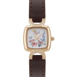 Helix Women Printed Dial & Leather Bracelet Style Straps Analogue Watch TW063HL00T-31