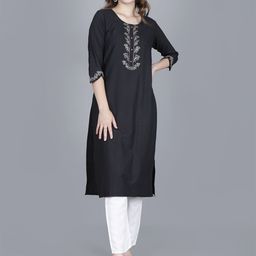 FASHIRE Embroidered Pure Cotton Kurtas-picture-45