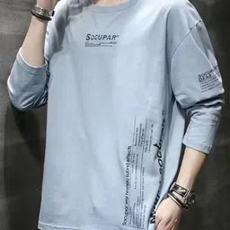 StyleCast x Revolte Men Typography Printed Round Neck Relaxed Fit T-shirt-image-46
