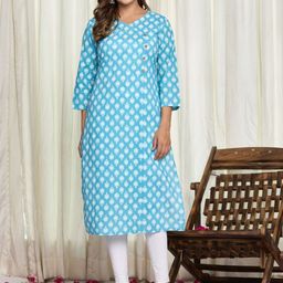 VEDANA Women Floral Printed Floral Kurta-image-96