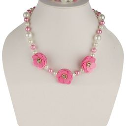 Daizy Girls Flower Necklace Bracelet Jewellery Set-26