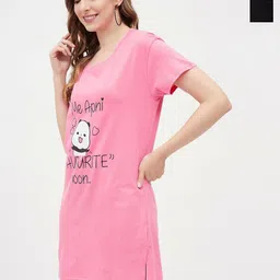 Christy World Women 2 Colourblocked Applique T-shirt-image-90