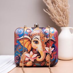 ARTKLIM Printed Box Clutch-image-37