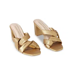 CHAAL CHALAN Women Embellished Party Block Heels Sandals-picture-32