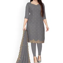 Maroosh Ethnic Motifs Embellished Unstitched Dress Material-image-98
