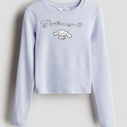 H&M Girls Print-Motif Top-0
