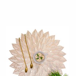 Star Weaves Set Of 4 Flower Design Table Placemats image 4