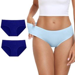Diving Deep Women Pack of 3 Cotton Mid-Rise Hipster Briefs-picture-25
