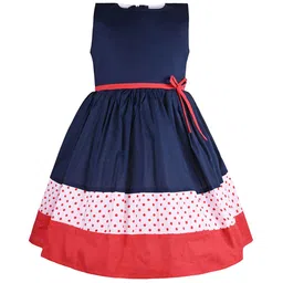 Wish Karo Polka Dot Print Fit & Flare Dress-picture-22