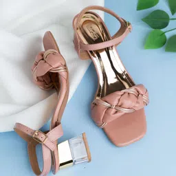 Inc 5 Women Party Block Sandals with Buckles-2