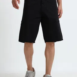 BEVDAAS Men Regular Fit Mid-Rise Outdoor Cargo Shorts-picture-30