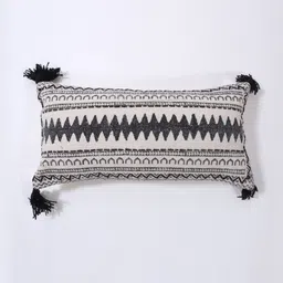 Art Avenue White & Black Geometric Rectangle Cushion Covers-32