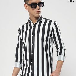 YOUTH FIRST Men Pack Of 2 Striped Wrinkle Free Casual Shirt-image-66