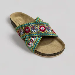 Anouk Women Embellished Ethnic Open Toe Flats-image-24