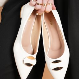 Lavie Women Party Block Heel Pumps with Buckles-17