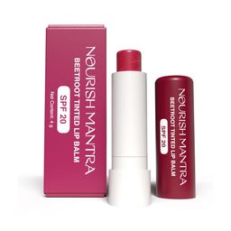 Nourish Mantra Beetroot Tinted Lip Balm SPF 20 With Shea Butter & Almond Oil - 4 g-4