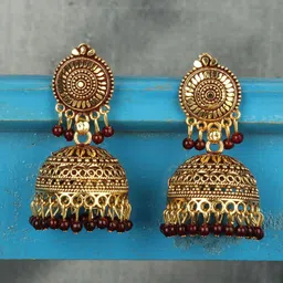 Anouk Contemporary Jhumkas Earrings-image-21