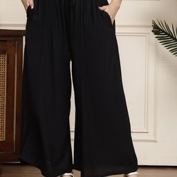 Valles365 by S.C. Women Flared Ethnic Palazzos-image-41