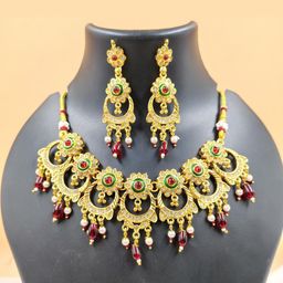 NIKYANKA Women Gold Plated Jewellery set-picture-10