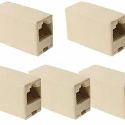 RAREGEAR rj45 Connector Cover Female to Female ethernet Coupler LAN Adapter (5 pcs Set) Lan Adapter-8