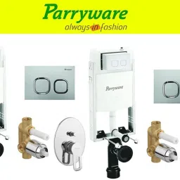 Half Frame Concealed Cistern, with divater body upper Pluto set of 2 pic 182 Dual Flush Tank-picture-4