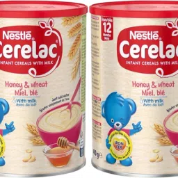 Baby Cereal Combo Pack: Honey & Wheat with Milk(2x400g), European Made Cereal-1