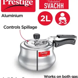 prestige Svachh Nakshatra Plus Handi 2 L Induction Bottom Pressure Cooker image 2